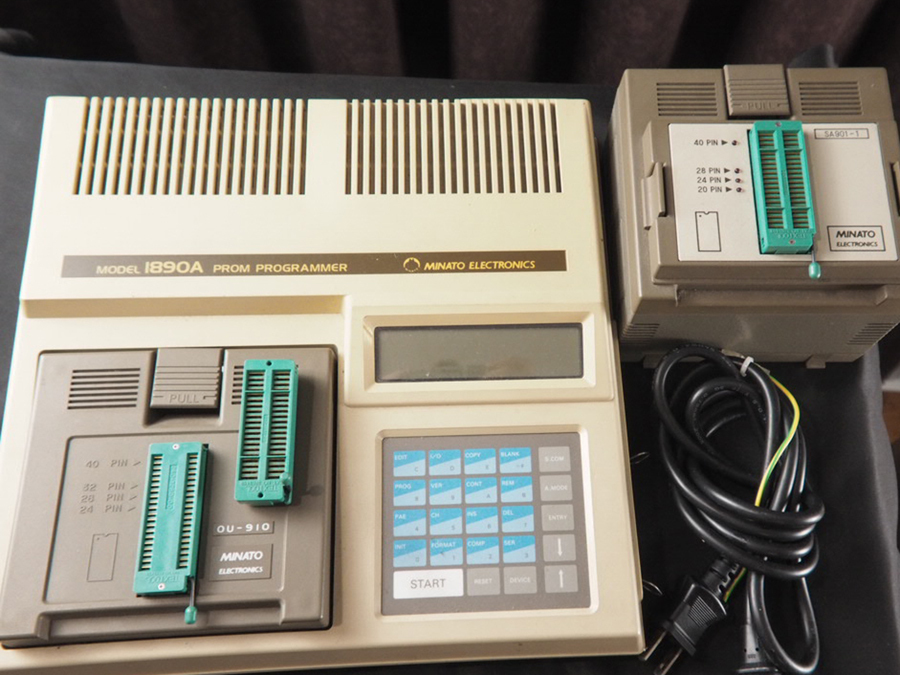 ミナトエレクトロニクス model1890A ROMライター OU-910+PLDユニット SA-901-1 取説完備拍卖