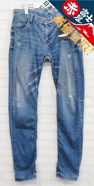 3P8350/TORNADO MART ダメージ加工ストレッチデニムパンツ トルネードマート拍卖