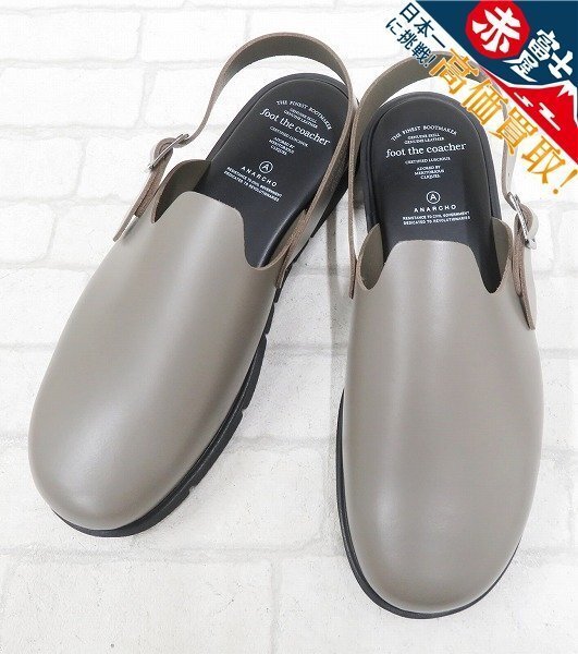 3S2064/未使用品 foot the coacher S.S. SANDALS フットザコーチャー サンダル拍卖