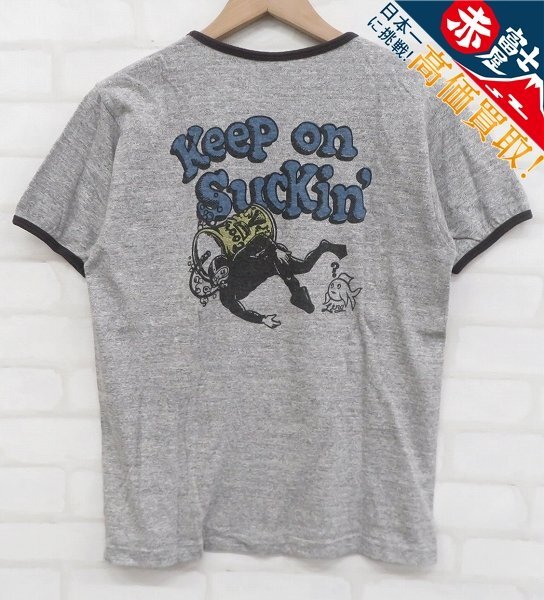 9T2237【クリックポスト対応】WAREHOUSE UDT/SEAL リンガーTシャツ ウエアハウス拍卖