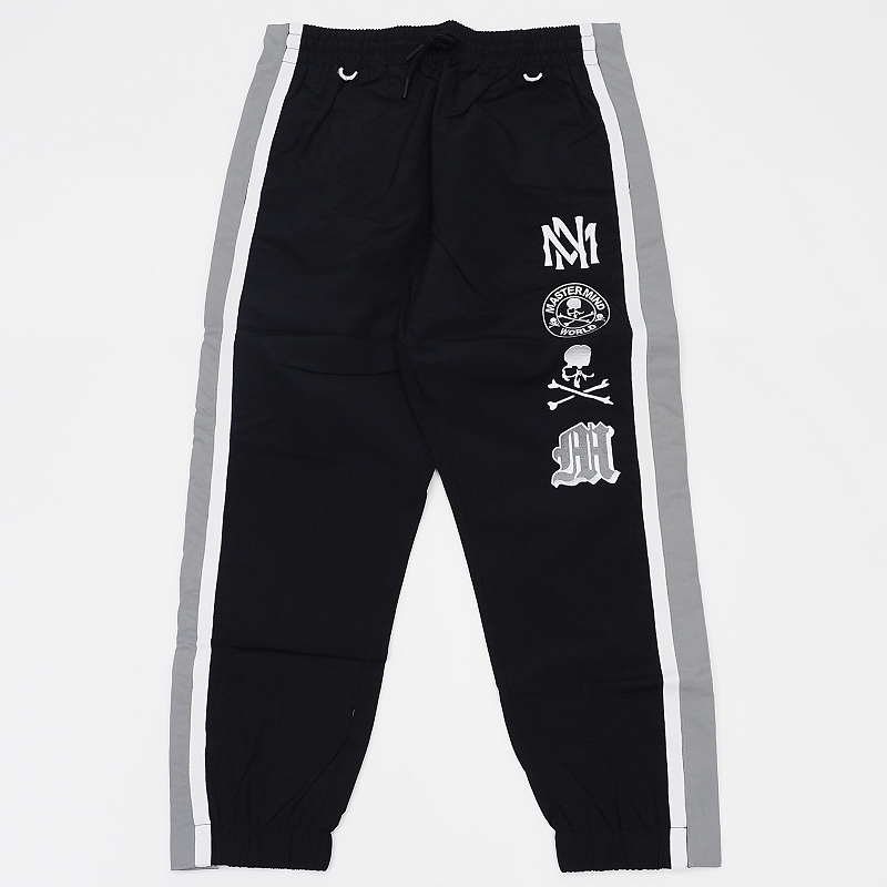 C06246 新品 24FW Mitchell&Ness × MASTERMIND WORLD/パンツ【サイズ:XL】ブラック/グレー マスターマインド ワールド メンズ 拍卖
