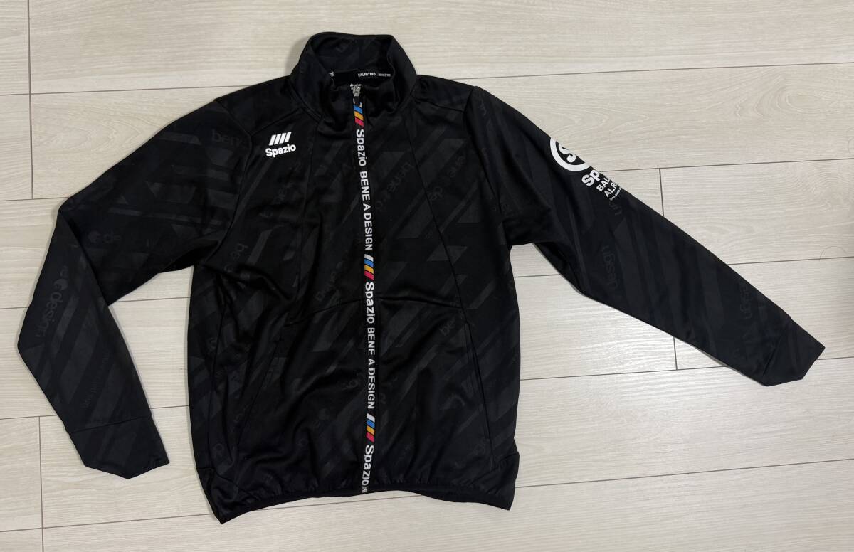 ★スパッツィオ Spazio ジャージ ジャケット 黒 Lサイズ サッカー フットサル★拍卖