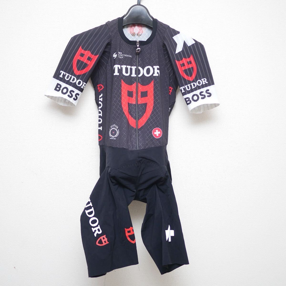 選手支給品 非売品プロトタイプ SCA S12 チューダープロサイクリング ラピッドファイアー スピードスーツ Tudor アソス Assos S11 プロ拍卖