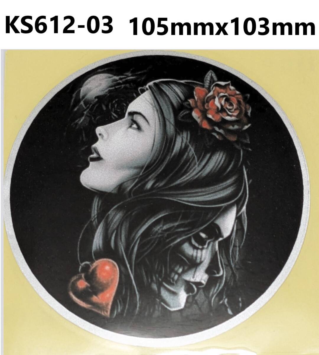 特価 美品 レア激渋 美女 薔薇 スカルステッカー 骸骨ステッカー ヘルメット キラキラ シブい クール バイク ワンポイント 珍しい拍卖