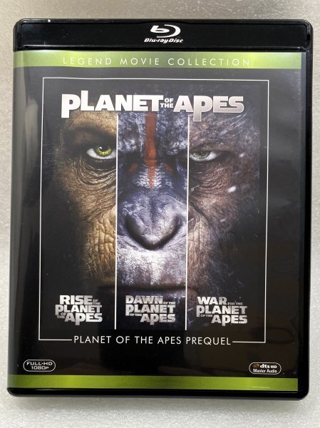 セル版 Blu-ray 猿の惑星 プリクエル ブルーレイコレクション 3枚組 日本語吹替収録 ルパート・ワイアット マット・リーヴス拍卖
