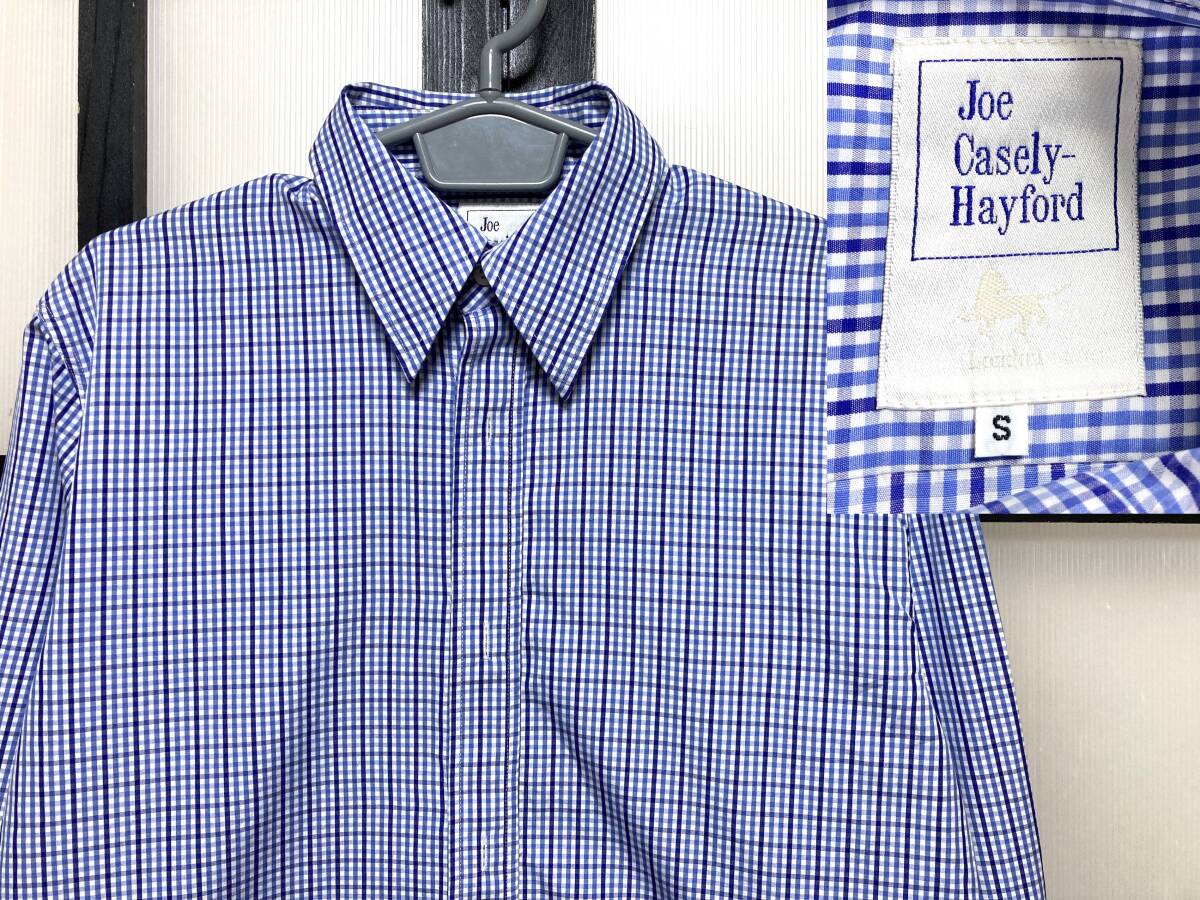 ジョーケイスリーヘイフォード チェック柄 シャツ イングランド製 / Joe Casely Hayford イギリス製拍卖