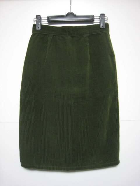 ☆ BENETTON ベネトン UNITED COLORS OF BENETTON ユナイテッドカラーズオブベネトン スカート コーデュロイ SIZE:44 GRN /送料185円~ ☆拍卖