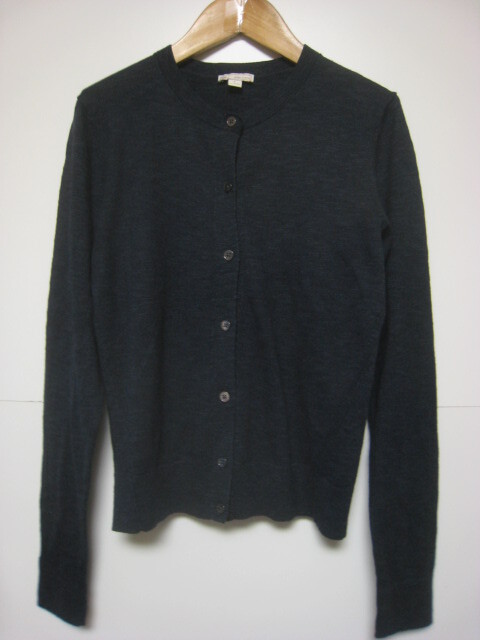 ☆ GAP ギャップ クルーネック ニット カーディガン 長袖 SIZE:S NVY /送料185円~ ☆拍卖