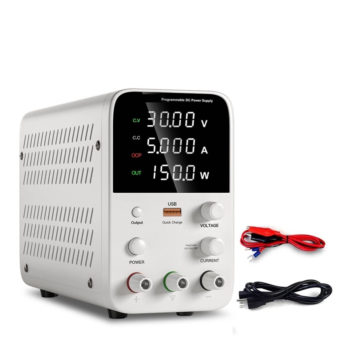 ①電源トランス 30V 10A プログラマブル DC 電源調整可能なデジタル表示ミニラボ電源コンディショナー 60V 5A 120V3A (WPS3010B)拍卖