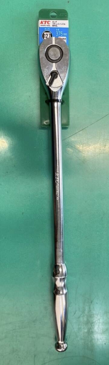 【新品未使用品】KTC ロングラチェットハンドル 12.7mm (1/2インチ) BR4L-H 全長:250mm 6909拍卖