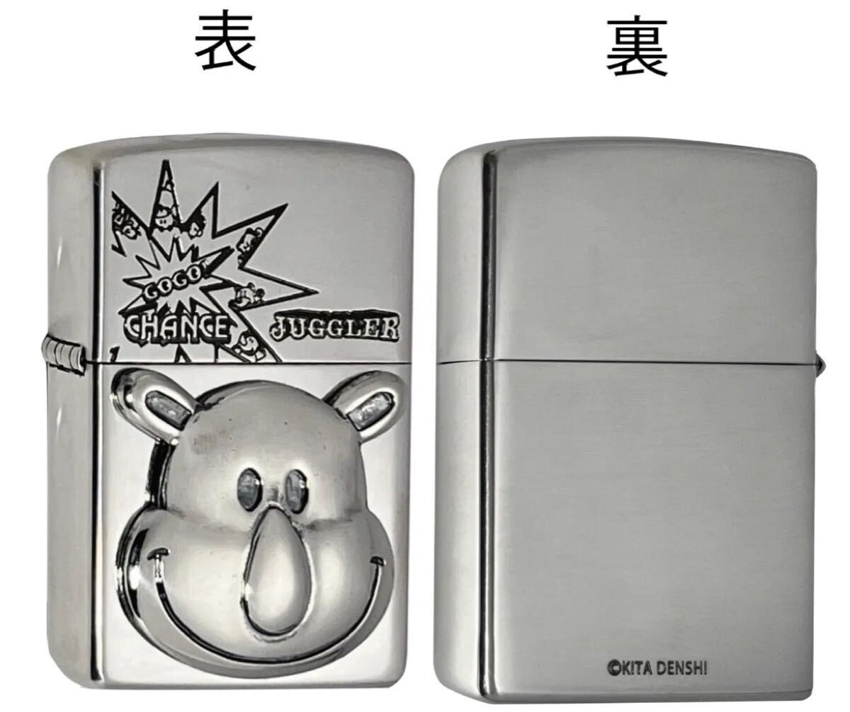 zippo ジャグラーSV-SVメタル2 juggler つのっち GOGOランプ パチスロ拍卖