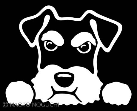 オリジナル ステッカー シール DOG IN CAR ドッグインカー ミニチュア シュナウザー ミニチュアシュナウザー H0拍卖