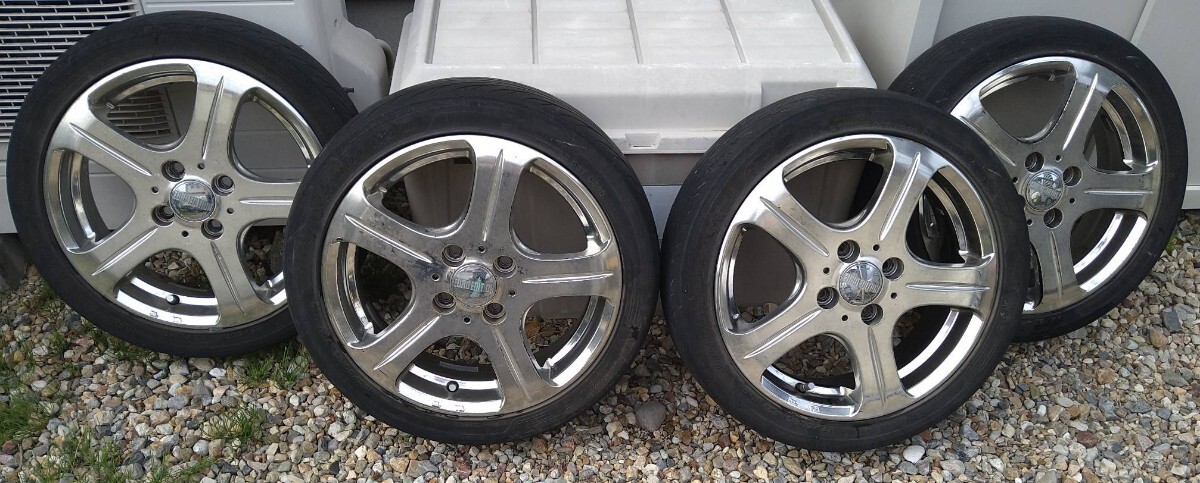 EUROEDITION PRODUCED BY MANARAY SPORTS165/50R15 15インチ アルミホイール (WK167 155J)4本セット ホンダ バモス拍卖