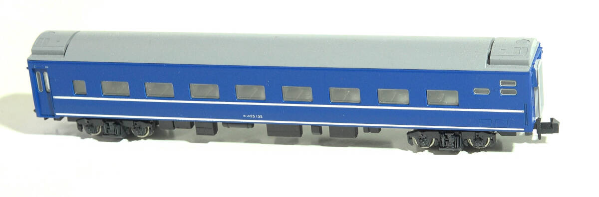 【H54449】KATO「No.522 オハネ25 銀帯」ケースなし 24系25形ブルートレイン 中古Nゲージ ジャンク カトー拍卖