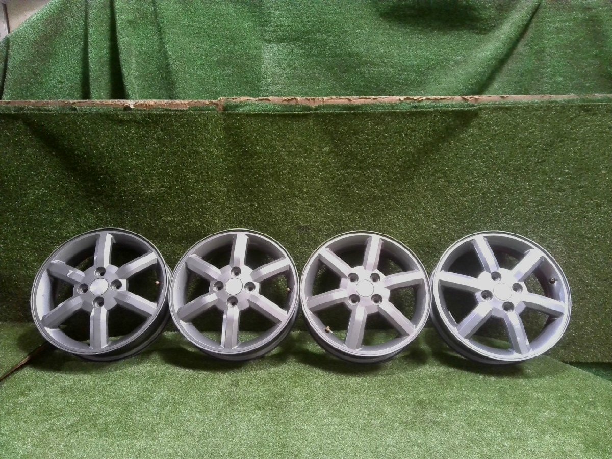 ★ スズキ HN22S KeiWorks 純正 アルミホイール 15インチ 4.5J オフセット+50 PCD100 4穴 4本セット 中古品【Q-353】拍卖