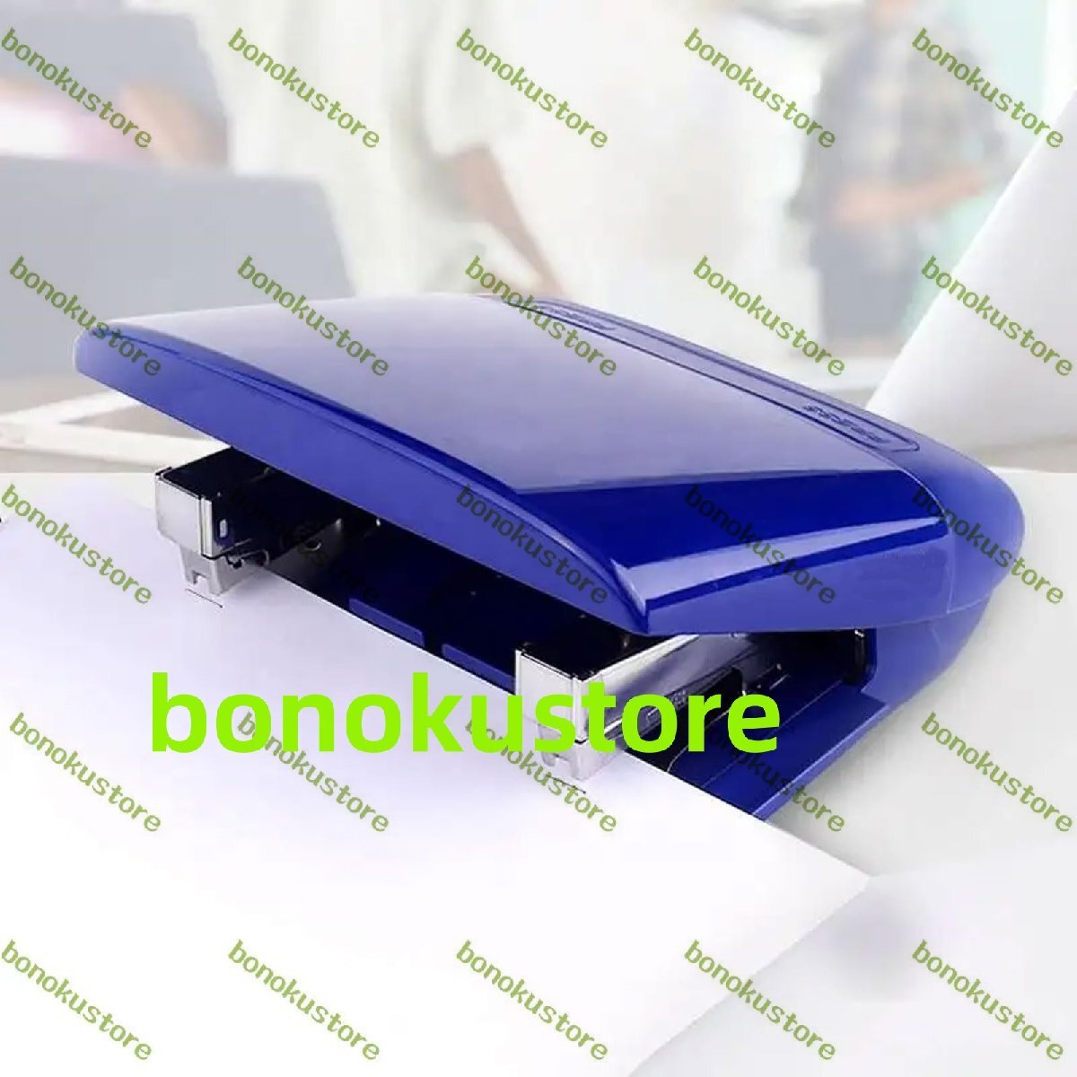 手動両頭ホッチキス A4/A3/16K/18K対応 両頭ホッチキス 0~58mmの用紙送り深さ調整可能 省力化、オフィス、学校、会社、倉庫に最適拍卖