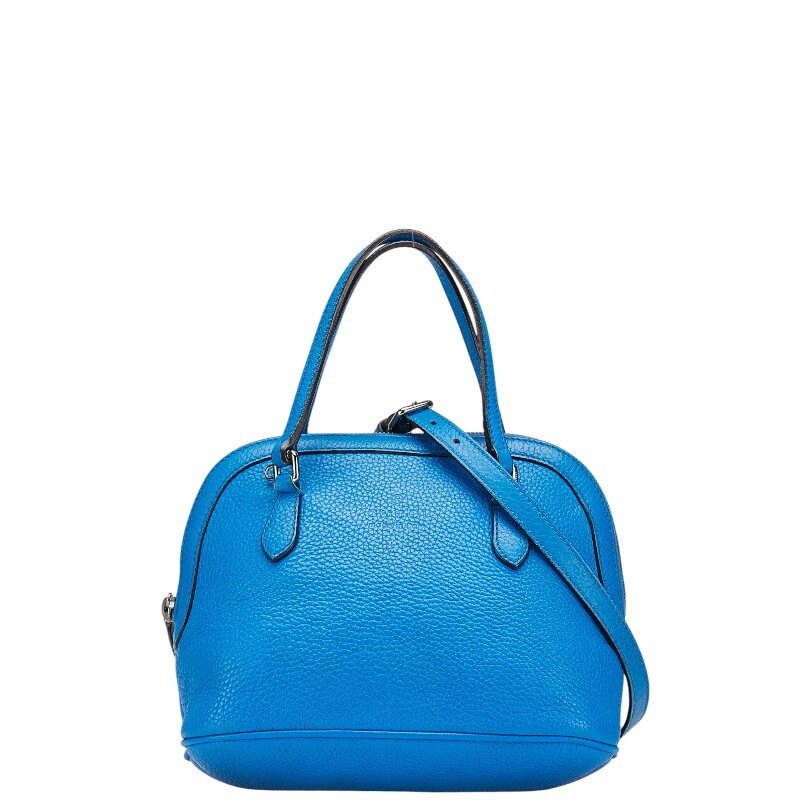 グッチ ハンドバッグ ショルダーバッグ 2WAY 341504 ブルー レザー レディース GUCCI 【中古】拍卖