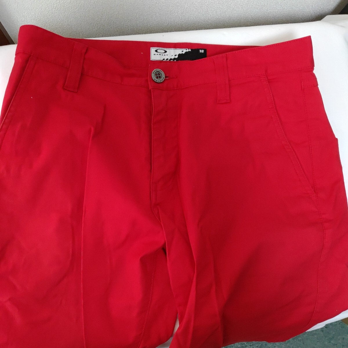 オークリー OAKLEY メンズ ショートパンツ 半ズボン ショートボトム 赤 レッド 32 0521-E1-TA4拍卖