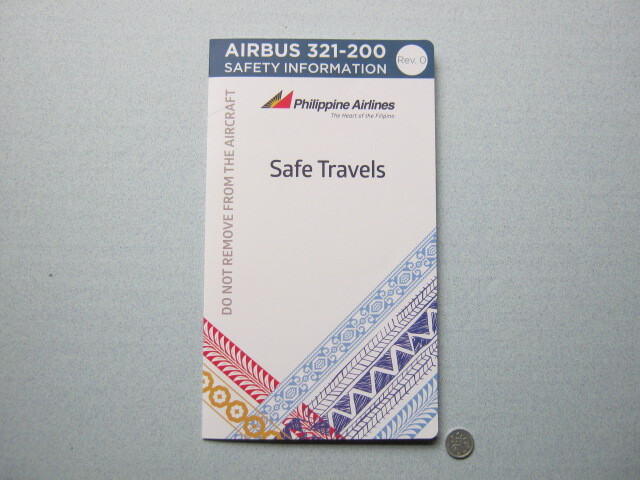 フィリピン航空 安全のしおり(AIRBUS 321-200)拍卖