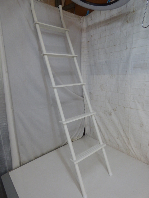 ま696.2段ベッド ロフトベッド 5段 引掛けタイプ パーツ 部品 パイプ 金属製 はしご拍卖