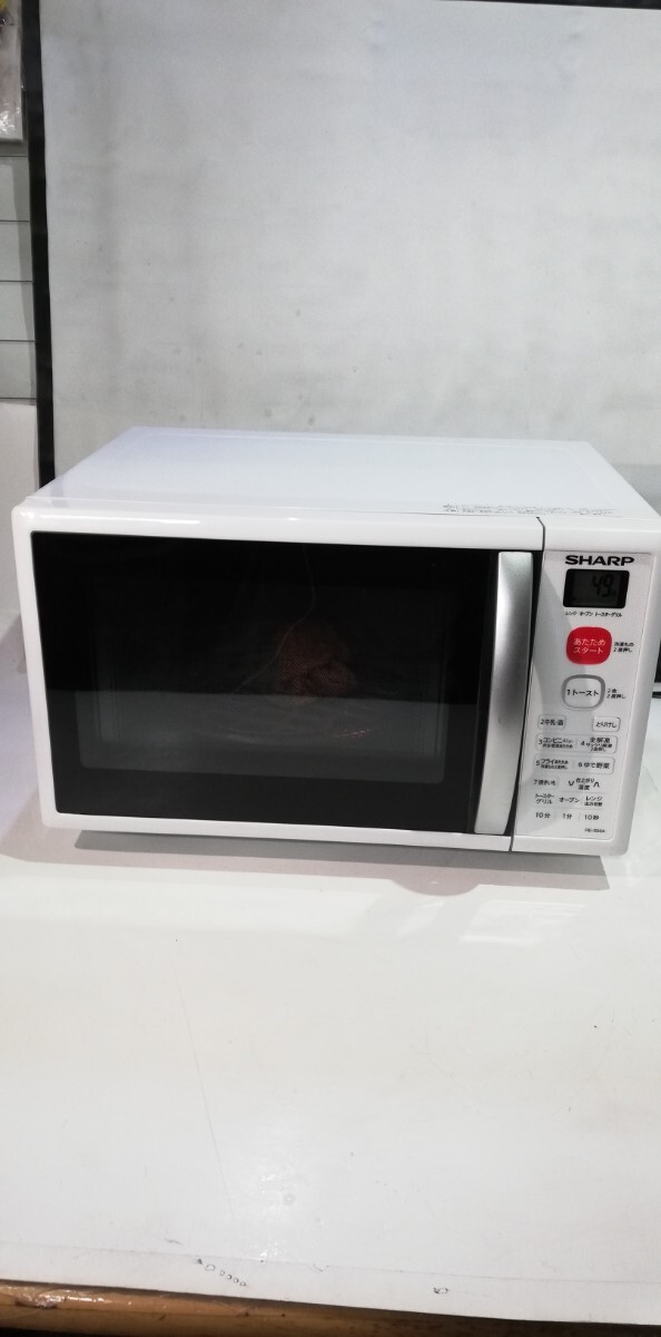 管200(内部綺麗、消毒除菌、東大阪市引取大歓迎)オーブン レンジ SHARP シャープ RE-S50A-W ヘルツフリー 電子レンジ 白 多数出品中拍卖