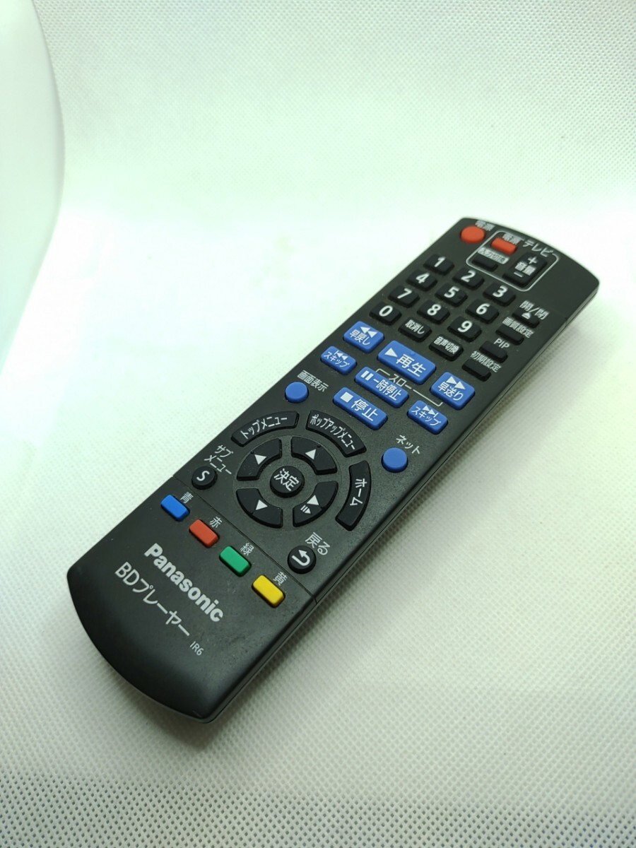 Panasonic BDプレイヤー IR6 N2QAYB000735 正規品 リモコン 動作保証付き 6S-6500 【完動品】拍卖