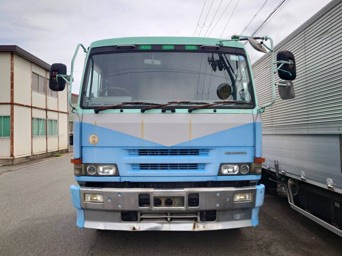 丸車 走行距離531,504㎞ 三菱 スーパーグレート コンテナ輸送車 平成8年6月 KC-FU410TZ 6D40 7MT 3ペダル トラック 2025052701 561651拍卖