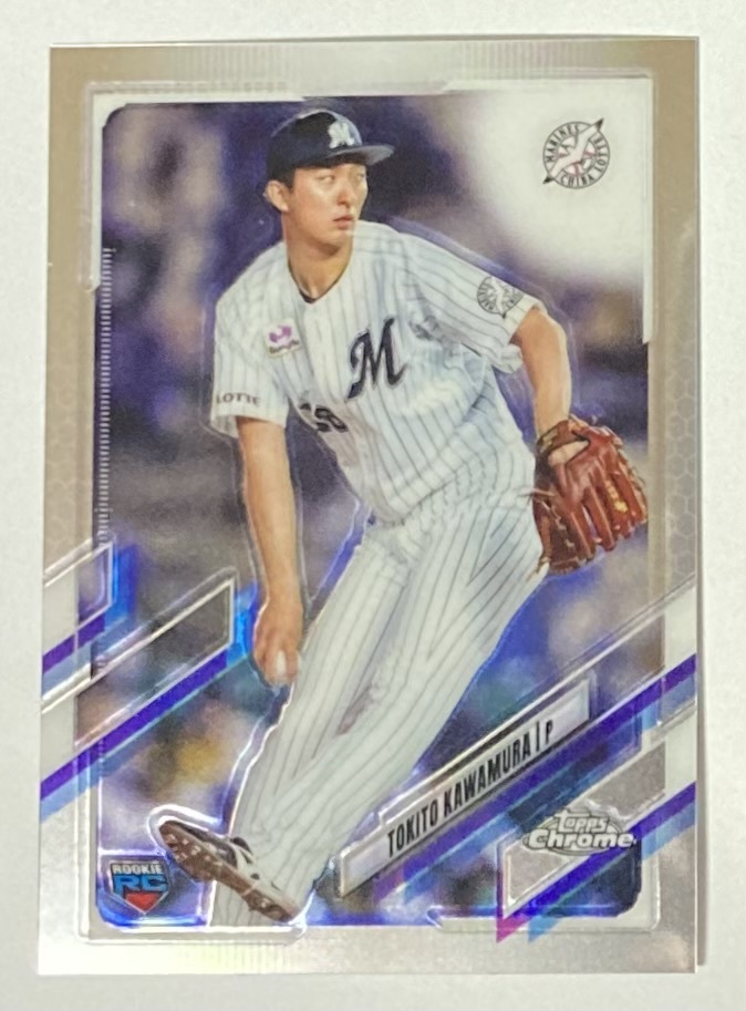 2021 Topps Chrome Npb 河村説人 ロッテ No.38 レギュラー RC拍卖