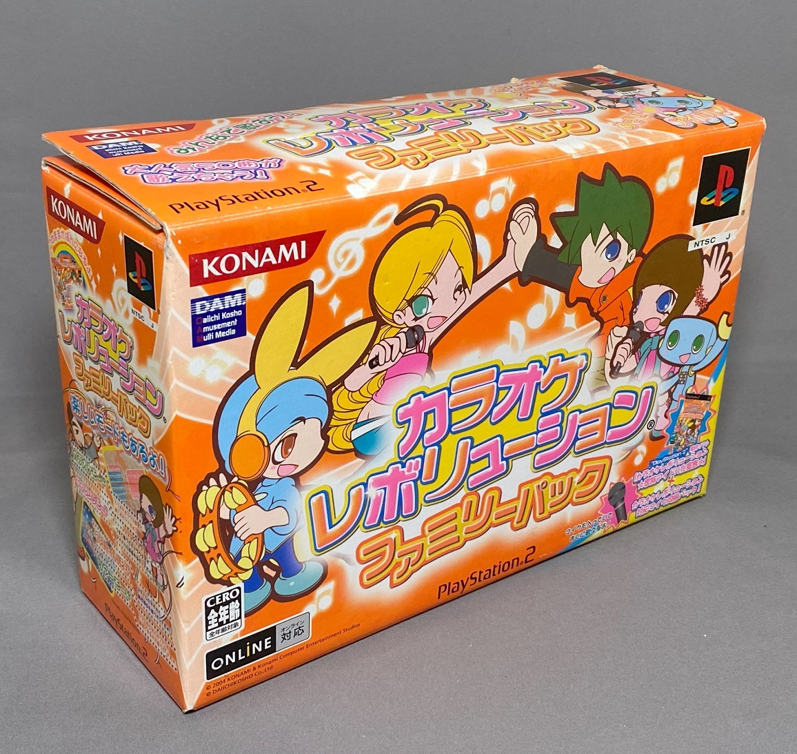 PS2☆カラオケレボリューション ファミリーパック マイク付き☆コナミ拍卖