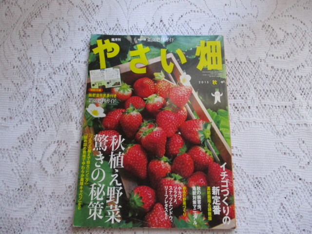 やさい畑 2015年 秋号 秋植え野菜 イチゴづくりの新定番拍卖