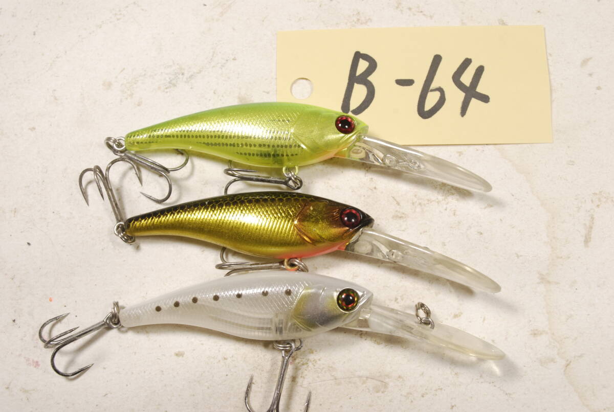 ジャッカル JACKALL ソウルシャッド 58SP 3個 セット B-64拍卖