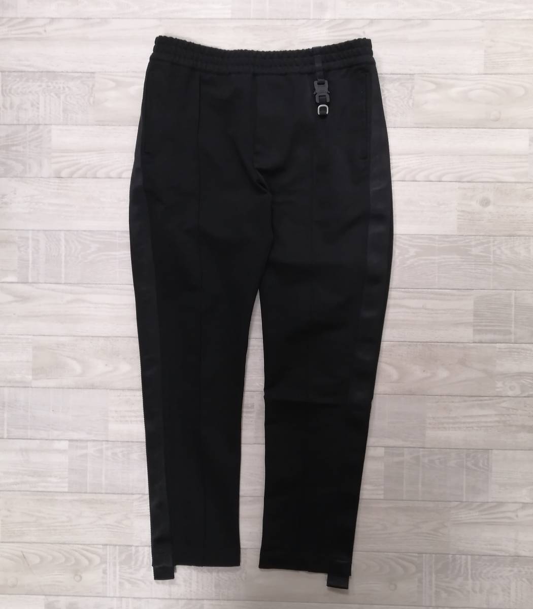 1017 ALYX 9SM/アリクス/20AW/SIDE LINE ROLLERCOASTER PANT/センターシーム/サイドテープデザイン/ストレッチ/ブラック/イージーパンツ/L拍卖