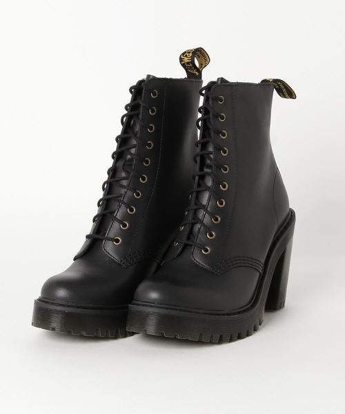 Dr.Martens/ドクターマーチン/KENDRA/ケンドラ/10 Eyes Boots/レースアップブーツ/UK5/ブラック/ヒール高さ約10cm/チャンキーヒール拍卖