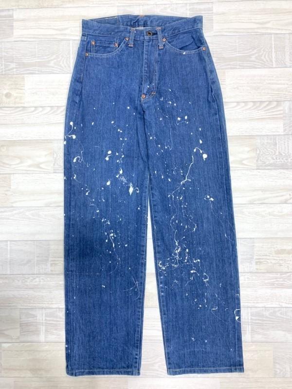 Pherrow's/フェローズ/427P/ペンキ加工/ストレートセルビッジデニムパンツ/42TALON/TALONジップ/赤耳/ジッパーフライ拍卖