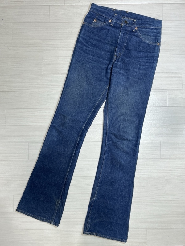 Levi's/リーバイス/70s/USA製/20517-0217/ジッパーフライ/フレアデニムパンツ/ブーツカット/ビンテージ/オレンジタブ/ボタン裏刻印542拍卖