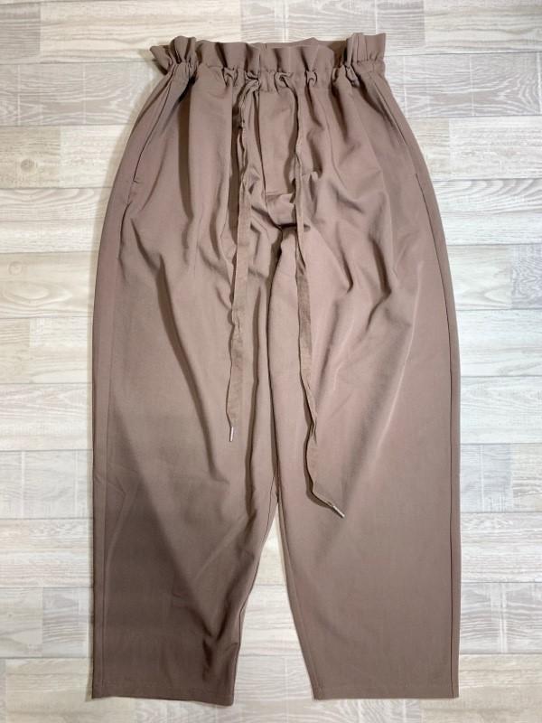 CASPER JOHN/キャスパージョン/High Tapered HAKAMA Pants/ハイテーパードハカマパンツ/ウエストドローコード/ワイドテーパードシルエット拍卖