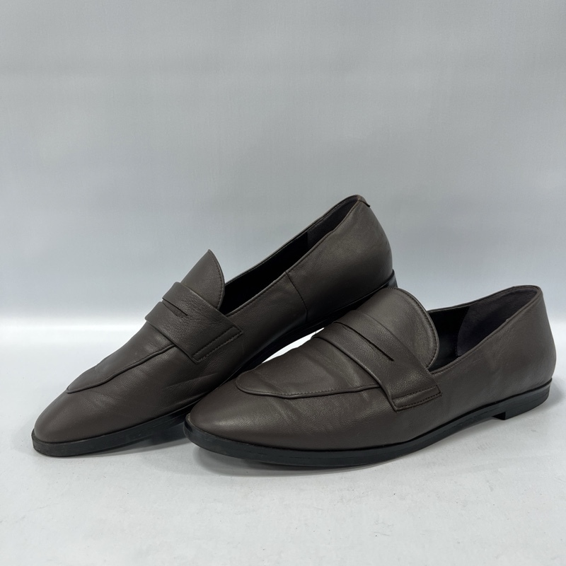 Dhyana.×金子綾/ディアナドット/スムースペニーローファー/コインローファー/スリッポン/ブラウン/レザー/サイズ39拍卖