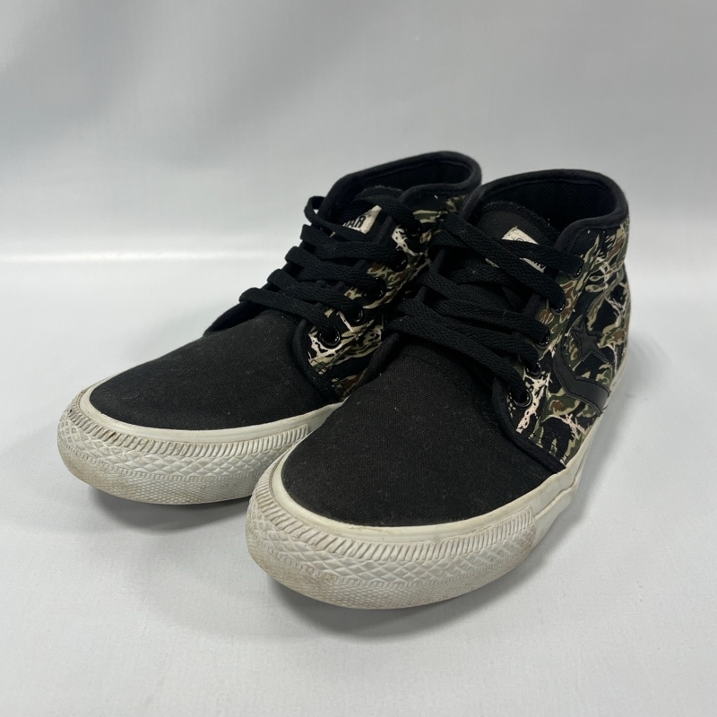 CONVERSE×X-LARGE/コンバース×エクストララージ/CHEVRONSTAR CK BARBWIRECAMO MID/シェブロンスター/チャッカスニーカー/26.0cm/1CK141拍卖