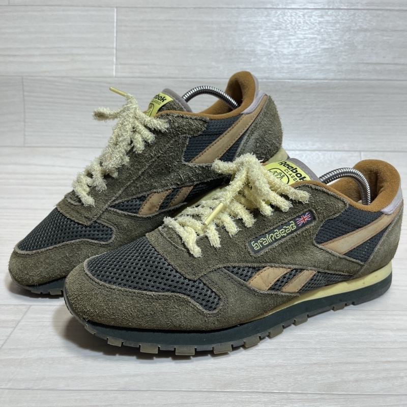 Reebok×BRAIN DEAD/リーボック×ブレインデッド/Classic Leather/クラシック レザー/Fuzzy Suede/ファジースウェード/FY0832/26.5cm拍卖