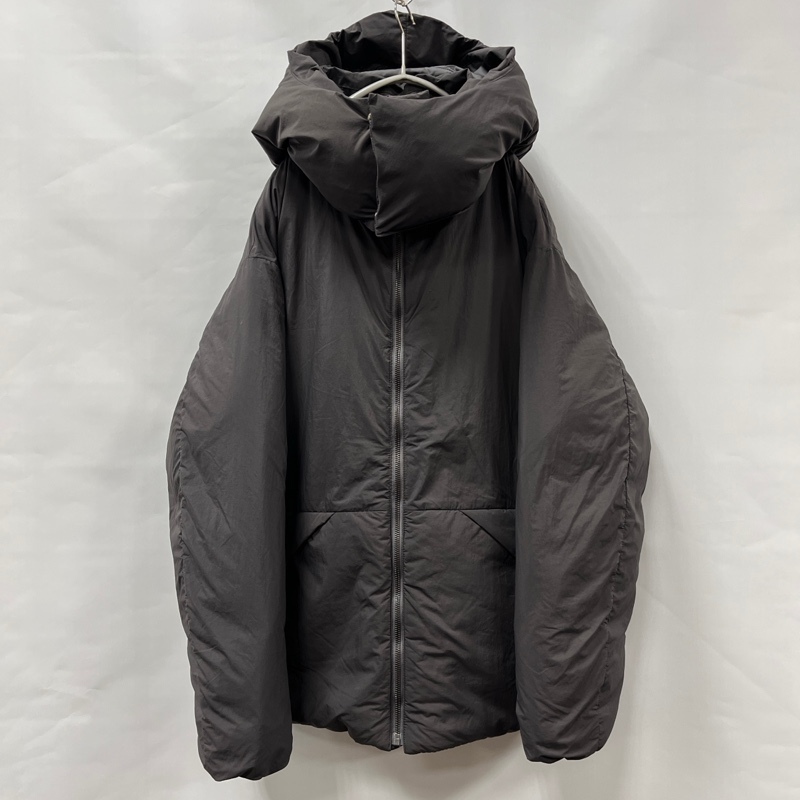 COMME CA ISM /コムサイズム/THERMOLITE/サーモライト/機能中綿ブルゾン/ジップアップフーデッドジャケット/チャコール/着脱式フード/M拍卖
