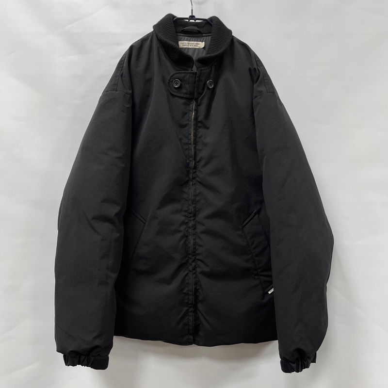 COOTIE/クーティ/Newjack Down Jacket/ニュージャックダウンジャケット/ヘチマ襟リブ/ブラック/XL/デカ五角形TALONジップ拍卖