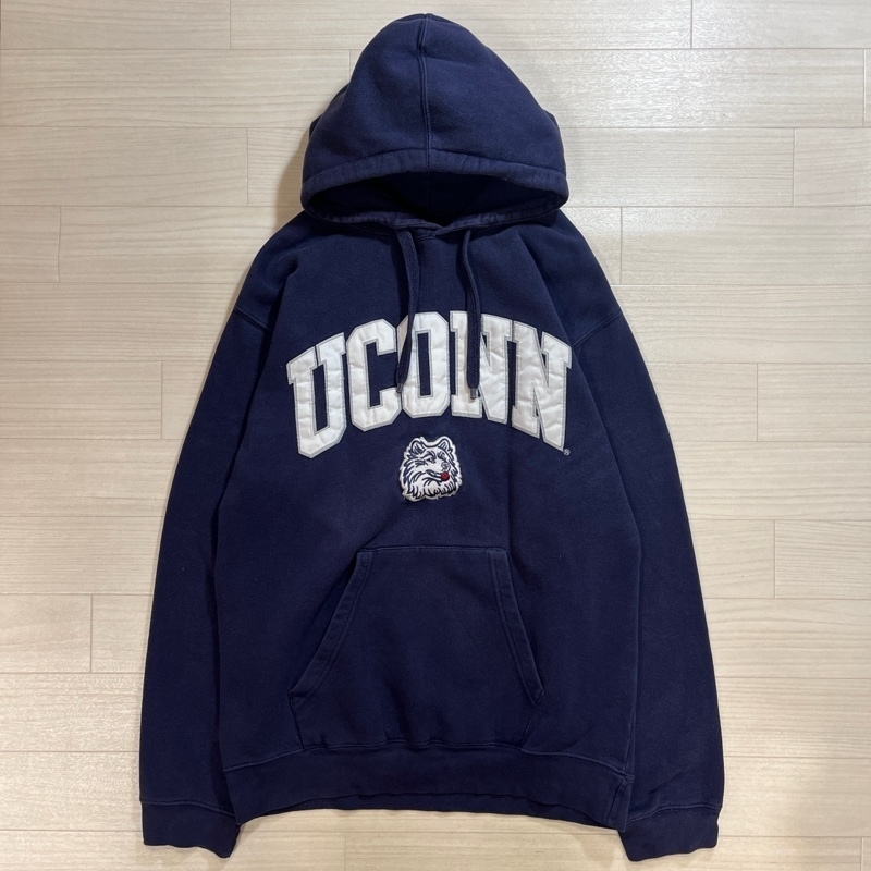 Reebok/リーボック/90s/HEISMAN/ヘイズマン/UCONN UNIVERSITY HOODED SWEATSHIRT/ユーコン大学/フーデッドスウェットシャツ/パーカー拍卖