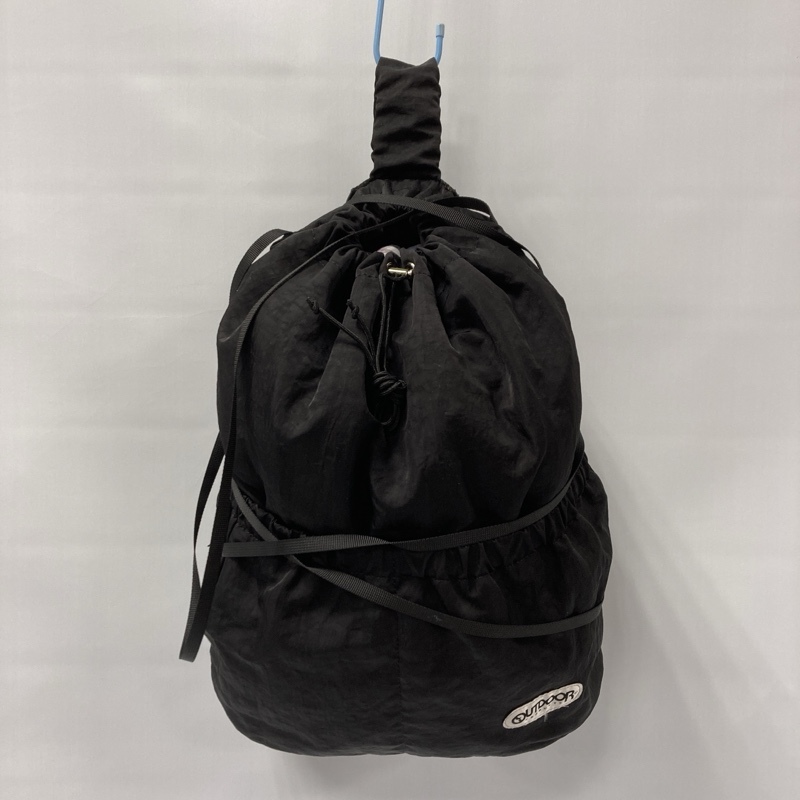 OUTDOOR PRODUCTS×FREAK'S STORE/アウトドアプロダクツ×フリークスストア/別注/ギャザー/ワンショルダーバッグ/ブラック/スリングバッグ拍卖