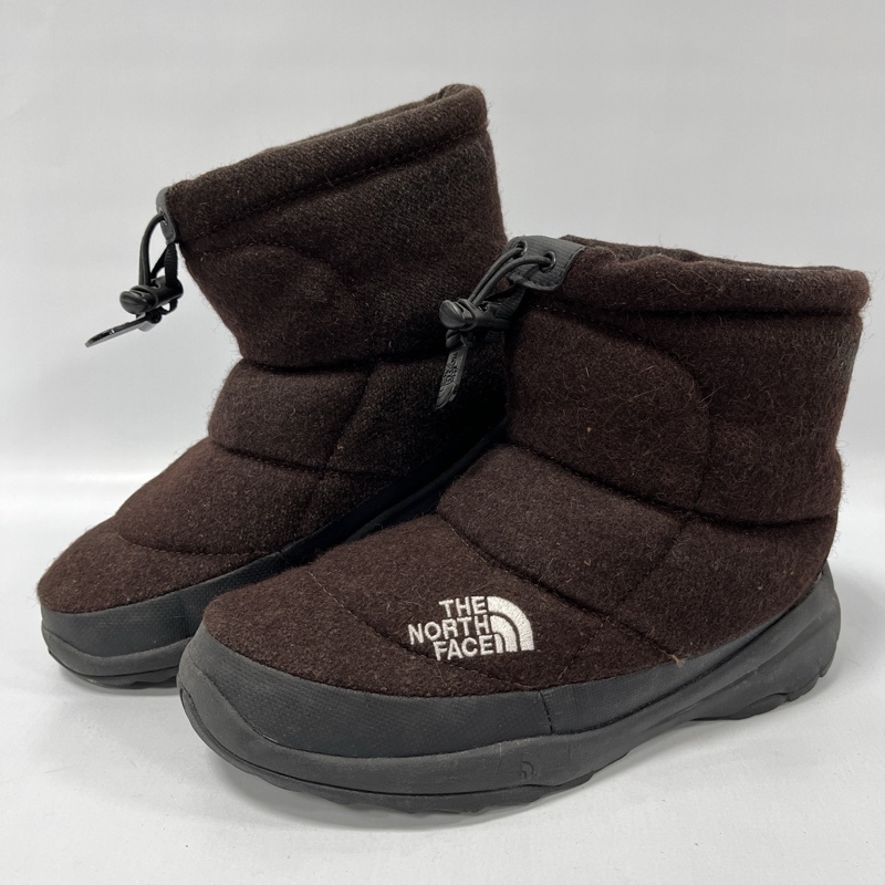 THE NORTH FACE/ザ ノースフェイス/NUPTSE BOOTIE WOOL SHORT/ヌプシーブーティ ウールショート/NF51491/ダークブラウン/ショートブーツ拍卖