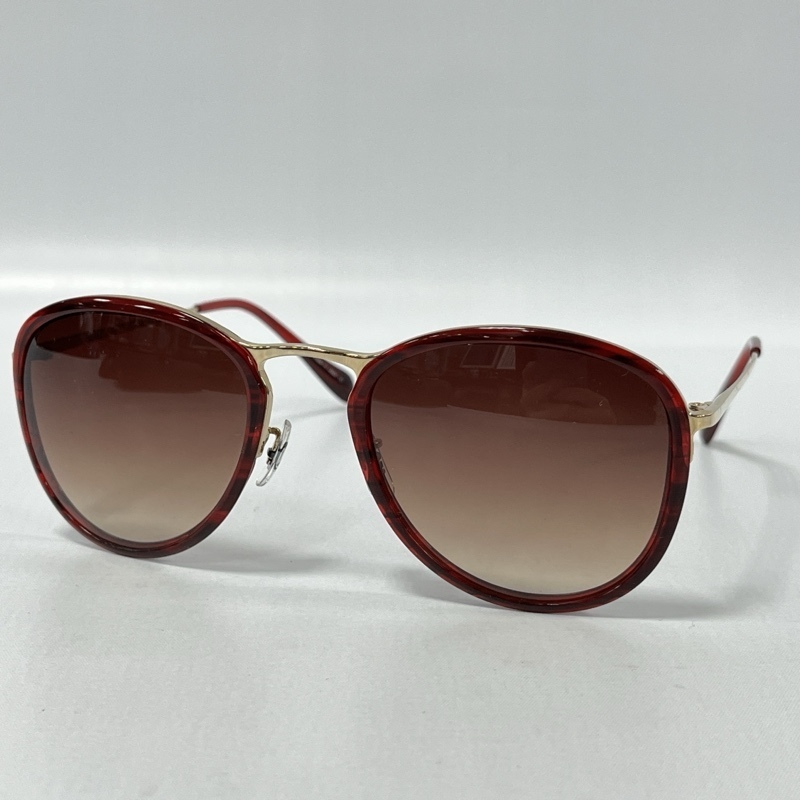 OLIVER PEOPLES/オリバーピープルズ/OV1099ST/J GOLD/グラデーションレンズ/サングラス/ゴールド×レッド/日本製拍卖