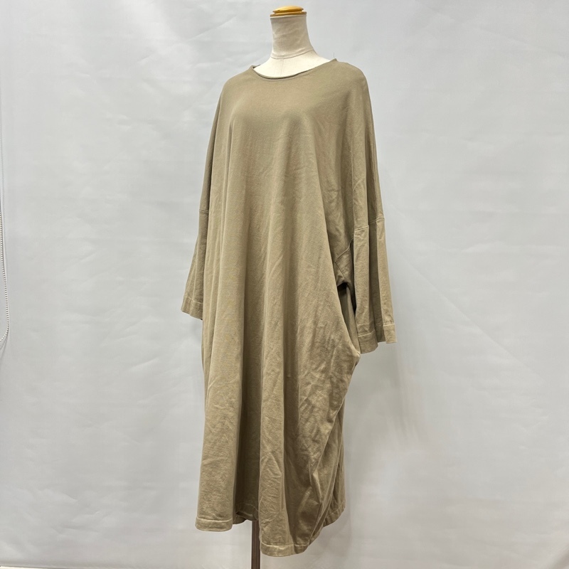 Dulcamara/ドゥルカマラ/オーバーサイズカットソーワンピース/サイドポケット/ユニセックス/バックミニポケット/カットオフ仕様拍卖