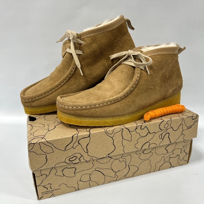 Clarks ORIGINALS×TODD SNYDER/クラークス オリジナルス×トッドスナイダー/新品/WALLABEE BOOT/スウェード/クレープソール/ブーツ拍卖