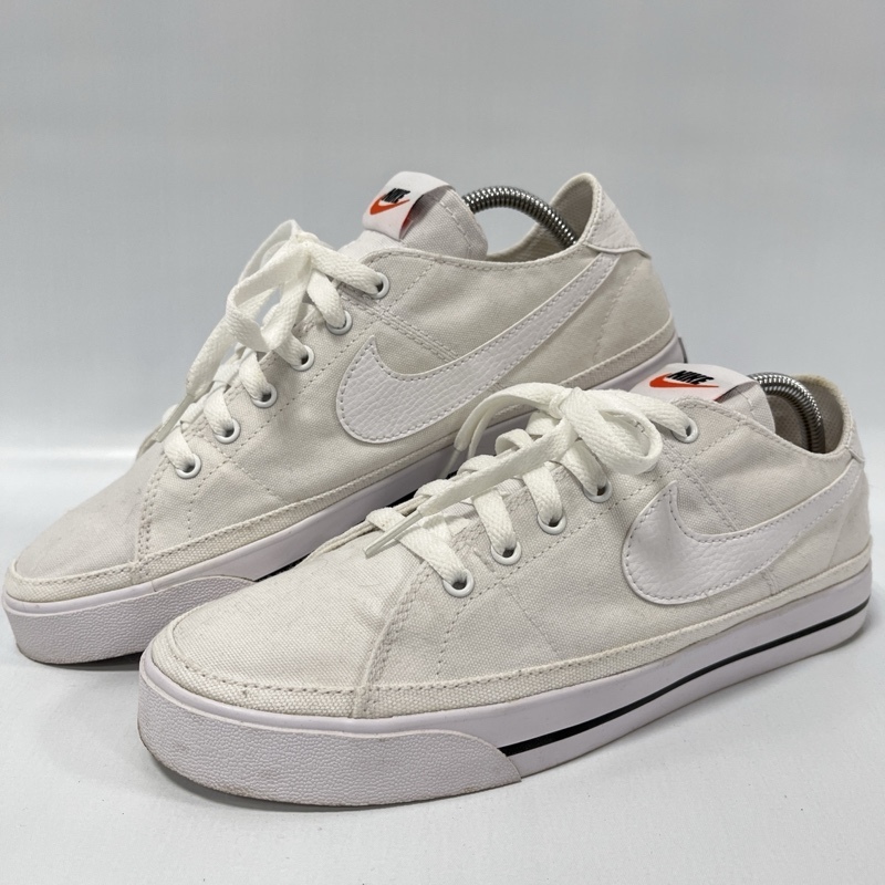 NIKE/ナイキ/COURT LEGACY CANVAS/コートレガシー キャンバス/CW6539-100/ホワイト/ローカットスニーカー/25.5cm拍卖