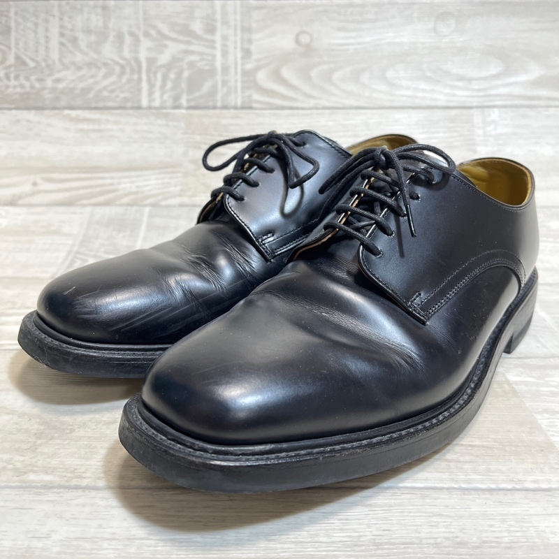 REGAL/リーガル/JH13/外羽根/レザーシューズ/ビジネスシューズ/プレーントゥ/ブラック/日本製/スクエアトゥ/24.5cm/革靴拍卖