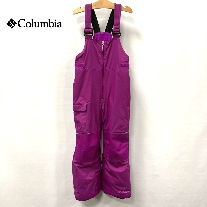 Columbia/コロンビア/KIDS ユースアドベンチャーライドビブ/SY8401/ウェアー/ビブパンツ/ピンクパープル系/ウィンターウェア拍卖
